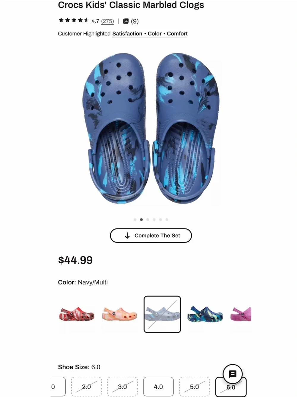 Crocs Classic Marbled Clogs